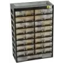 Storage box allit VarioPlus Basic 54 — plastic case with 33 compartments, dimensions B 305