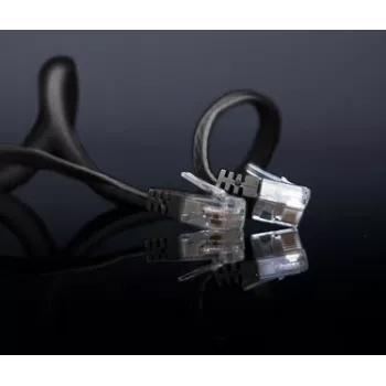 Networking Cable ShiverPeaks SP712-SLS Black 2m Cat6 U/UTP