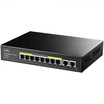 Cudy GS1010PE network switch Gigabit Ethernet 10 ports PoE Black