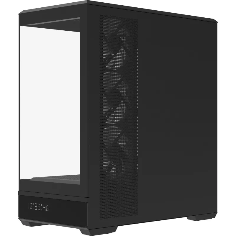 Computer case AeroCool Geh Midi P500B-Digi Black