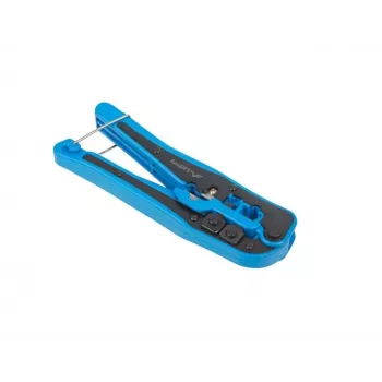 Crimping tool LANBERG NT-0202 for RJ-11 connectors, max cable diameter 6 mm, black/blue