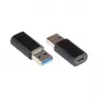 Alcasa USB-AD300 Cable Adapter USB 3.0 / USB 3.1 (Gen. 1) A USB C Black (USB-AD300)