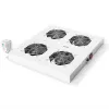 ROLINE 19-inch cooling fan unit, 4 fans, grey, model 26.21.0077