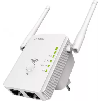 Strong REPEATER300V2 Bridge & Repeater Network-Repeater 300 Mbit/s White (REPEATER300V2)