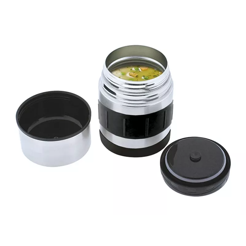 Vacuum Flask JATA MOD. 825 0.5 L Black Stainless Steel