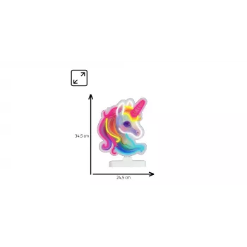Table LED lamp MANTA MASNL128MT — unicorn-shaped decorative night light