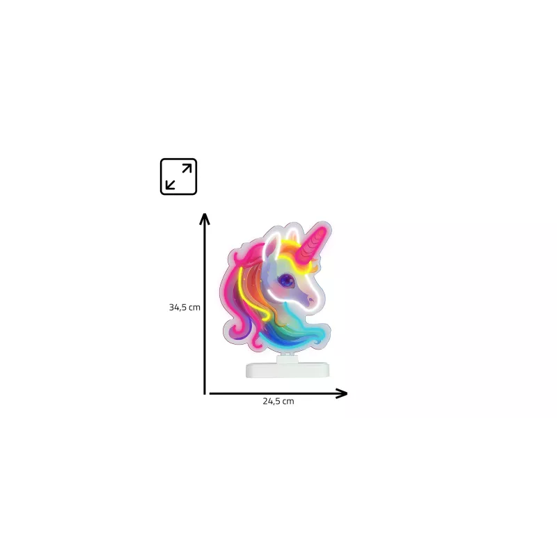 Table LED lamp MANTA MASNL128MT — unicorn-shaped decorative night light