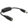 Cable DeLOCK 0.2m 2x DC 5.5x2.5mm Black