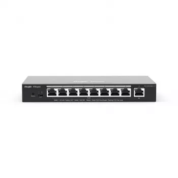 Ruijie Networks RG-ES209GC-P network switch Managed Gigabit Ethernet (10/100/1000) Power over Ethernet (PoE) Black