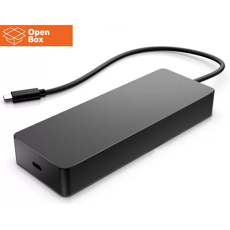HP Universal USB-C Multiport Travel Hub 65W - OPENBOX - 2 x USB 3.2, 2 x USB-C, 1 x DP, 1 x HDMI, 1 x RJ-45, 1 year