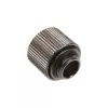 Connector straight G1/4 inch to 13/10mm - compact, nickel black