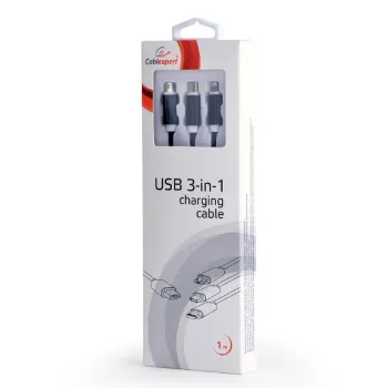 USB 2.0 cable Gembird CC-USB2-AM31-1M — USB A connector, 1 m, black