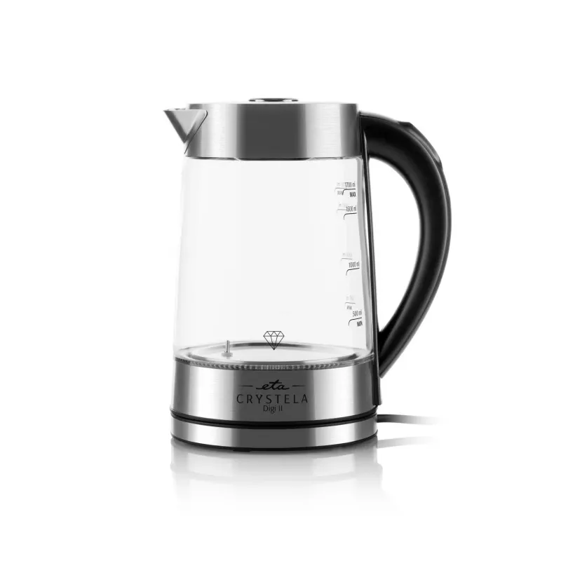 Electric kettle ETA CRYSTELA DIGI II 1.7 L 2200 W glass body 360° base