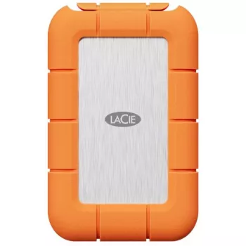 External SSD LaCie STND4000400 4 TB USB4 Gen 3x2 Thunderbolt USB Type-C, Orange/Stainless steel