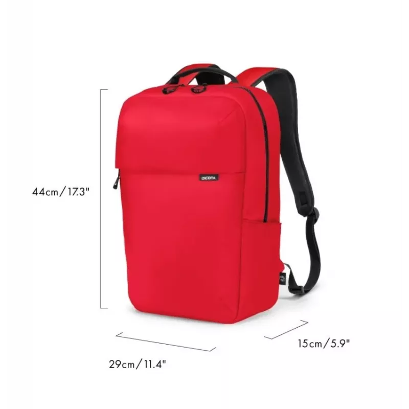Casual backpack DICOTA D32121-RPET Red Polyester rPET
