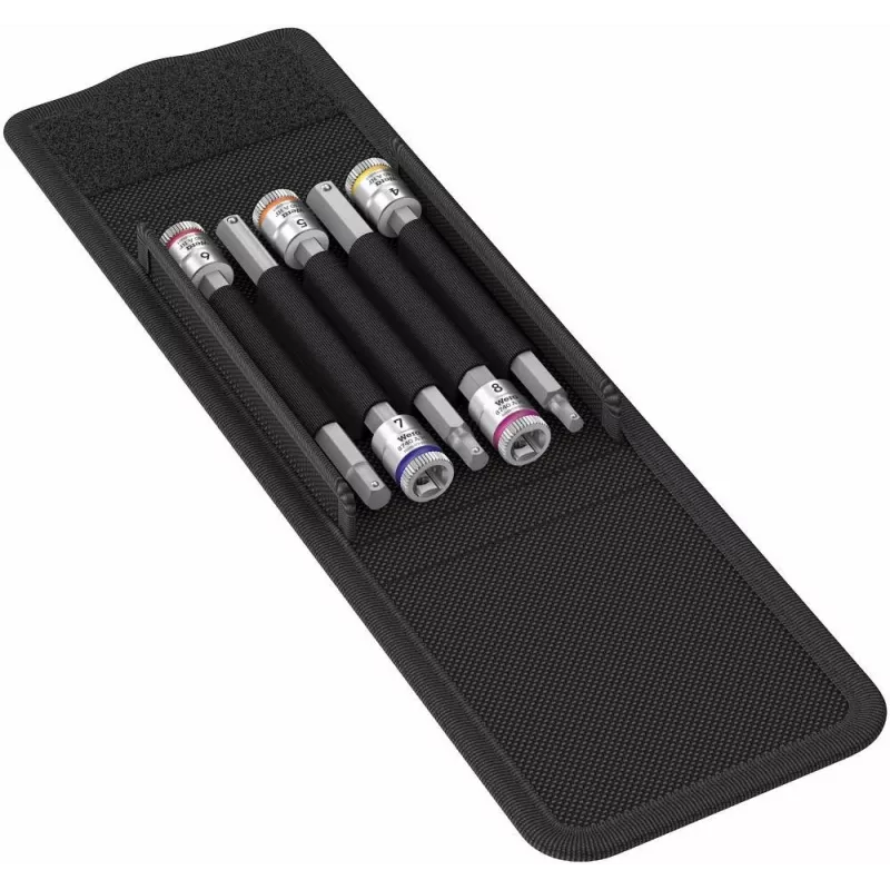 Socket bit set ZYLKOP 1/4'' 8740 A HF 1, 5pcs.