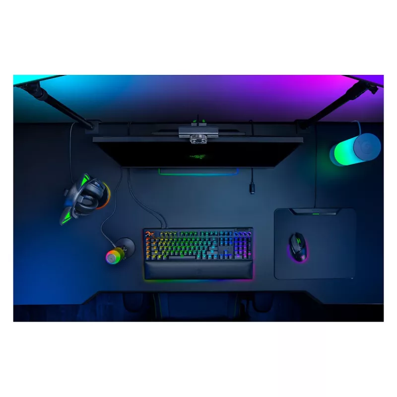 Razer Kiyo V2 X Webcam, 1440p @ 60 FPS, Autofocus, Weitwinkel - black