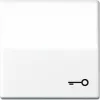 Wall-mounted push-button switch module JUNG AS 591 T WW White for electrical control