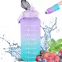 Extralink Motivational Bottle, Water Bottle, 2000ml, Purple-Blue, BUT-992