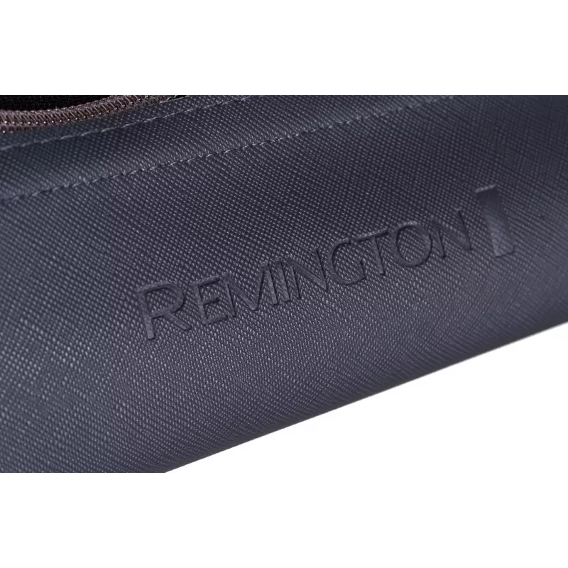 Straightening iron Remington S8598 Warm Black Grey — ceramic plates 11 cm, 5 heat levels, 160–230°C, 3 m cord, carry case