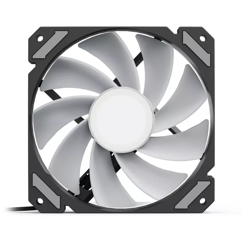 SHARKOON Shark Mirror RGB PWM Reverse 120mm ARGB Fan - Black