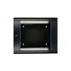 Extralink Rackmount cabinet 9U 600x600 AZH Black wall mounted, swing type