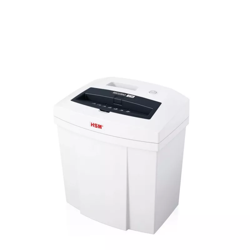 Paper shredder HSM SECURIO C14 Strip shredding 22.6 cm White