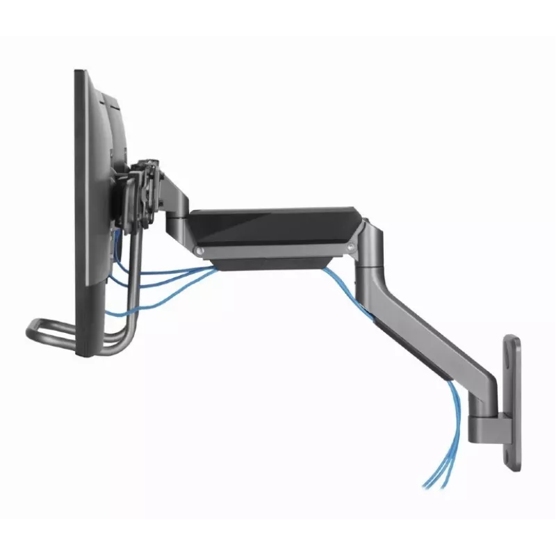 Wall mounted adjustable monitor arm Gembird MA-WA3-01 for 3 monitors