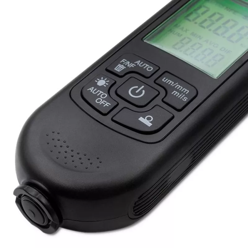 Qoltec Paint Thickness Gauge with LCD Display | 0~2000um