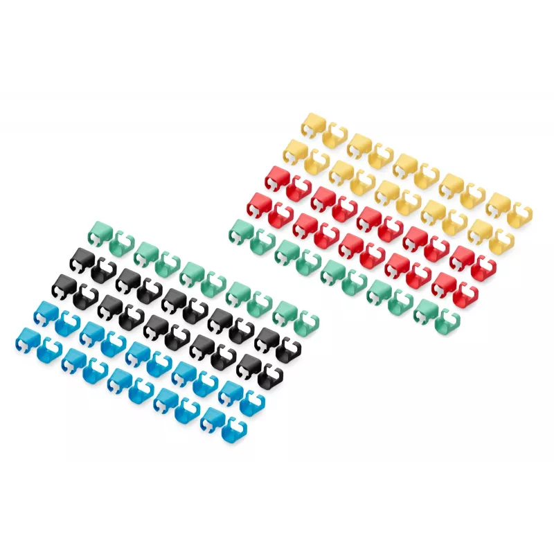 Colour coding clip Digitus A-CC-M Assorted colours PVC 100 pcs
