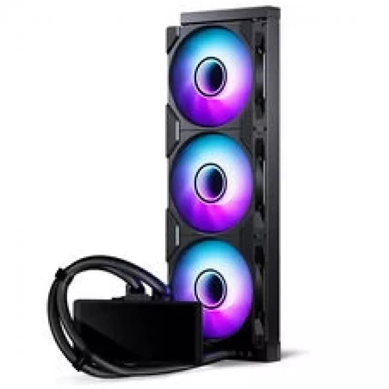 Phanteks Glacier One 360M25 LCD AiO-Liquid Cooling, 6-inch-Display - 360mm, black