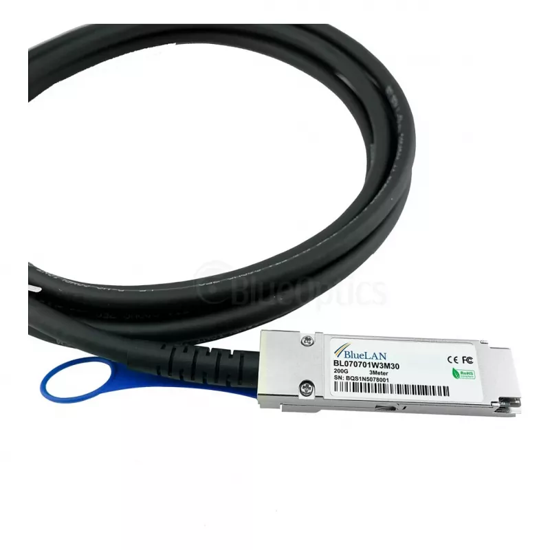 DAC Cable BlueOptics CBL-NTWK-0956-QSFP56-3-BL 3m QSFP56