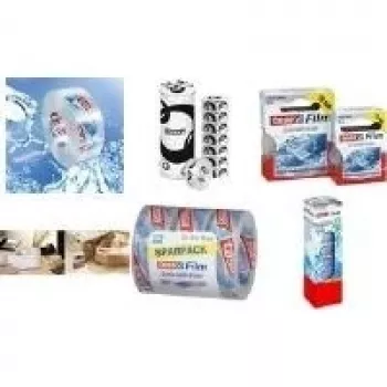 Transparent adhesive tape Tesa 58245 — 19 mm × 10 m, pack of 8