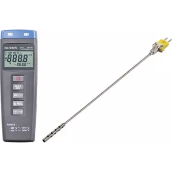 VOLTCRAFT K102 + TP 201 temperature measuring instrument -200 to +1370 °C Probe Type K