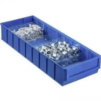 Storage box Allit 456570, 185×500×81 mm, blue