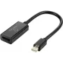 Renkforce Mini-DisplayPort Adapter Cable HDMI-A Socket 0.55 m Black RF-5947252 Gold-Plated Plug Contacts DisplayPort-Cable (RF-5947252)
