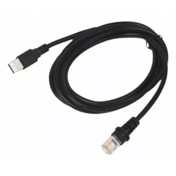 Datalogic - USB- / Power Cable - USB - 1.2 m - Black - for Datalogic WLC4190, WLC4190-HC, Gryphon I GBT4200, GD4220, GD4290, GM4200