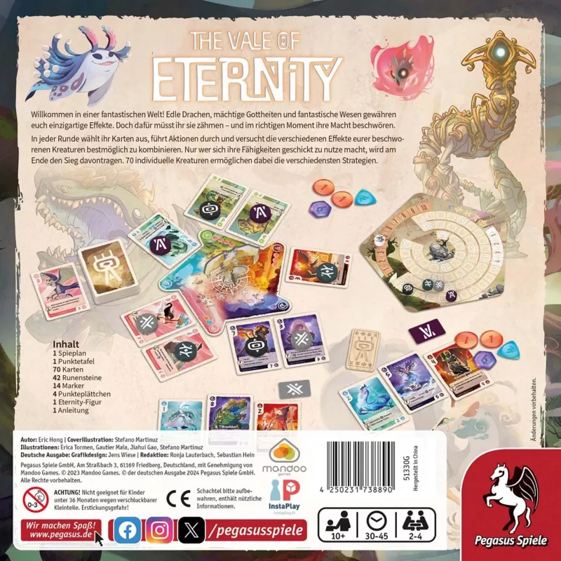 The Vale of Eternity , Board Game