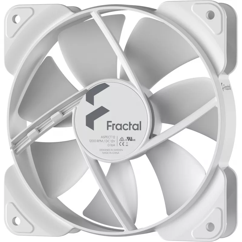 Fractal Design Aspect 12 120mm Case Fan White