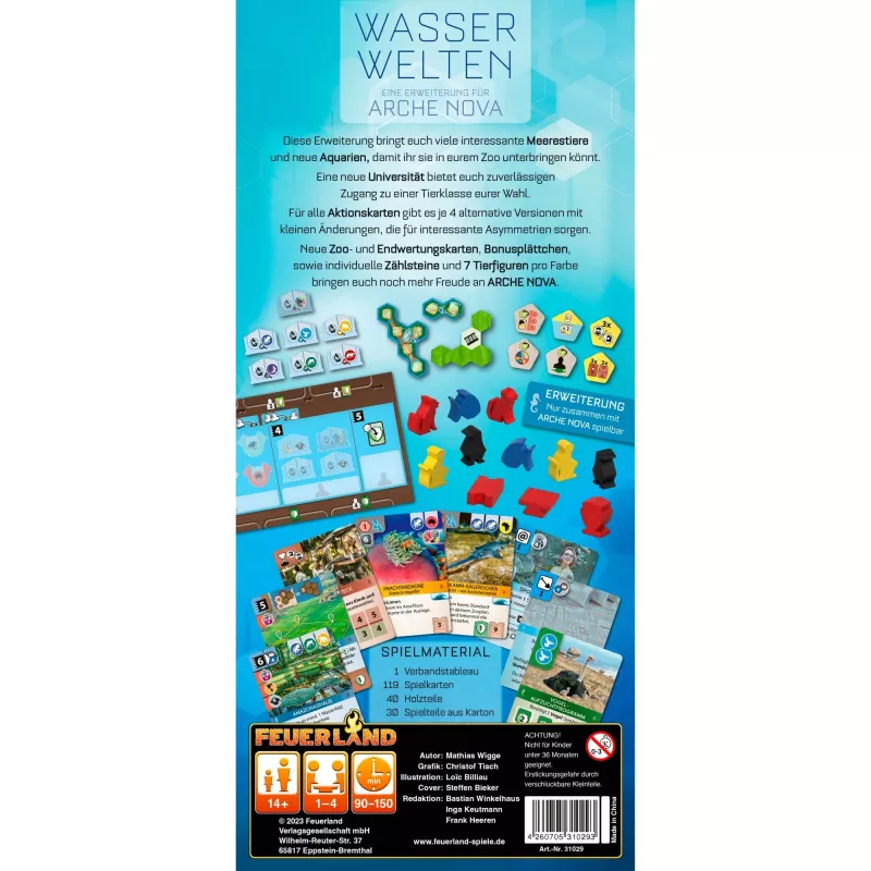 Arche Nova: Water Worlds, Board Game Expansion