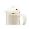 Thermos jug ROTPUNKT Series 230 1 L, white (ivory) - vacuum insulated beverage container
