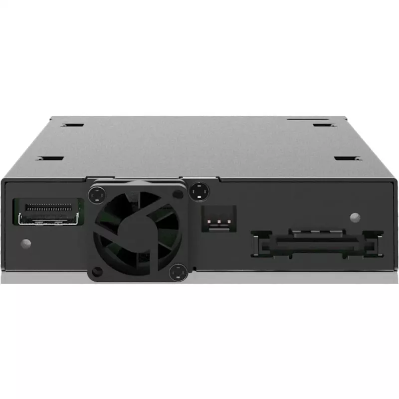 ICY DOCK - ToughArmor - MB601V5K-B - 1-Bay 2.5 U.2/U.3 NVMe SSD PCIe 5.0 Wechselrahmen-Gehäuse für externen 3.5 Laufwerksschacht (1 x MCIO 4i SFF-TA-1