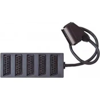 SCART switch box ShiverPeaks 5-port with 0.4 m SCART cable (model 22224021)