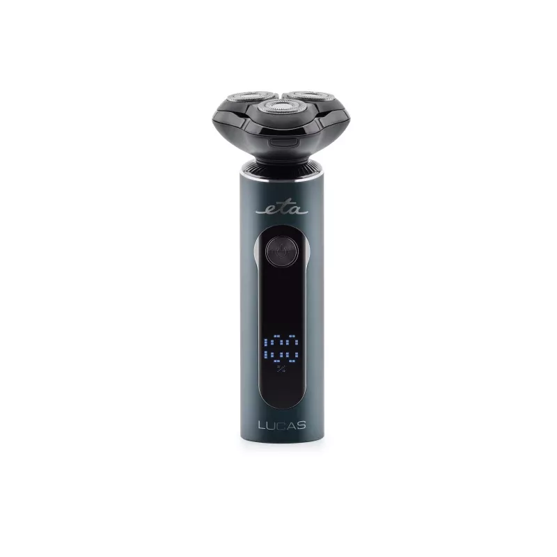 Electric rotation shaver and trimmer ETA LUCAS with 3 rotary heads, built-in Li‑Ion battery, 150 min operating time, black