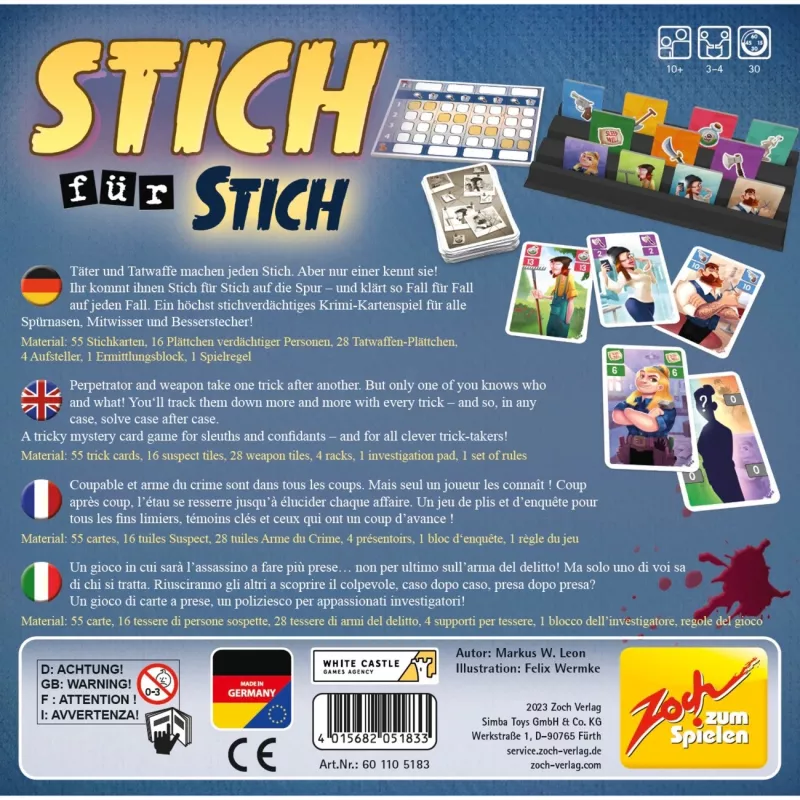 Stich for Stich, Card Game