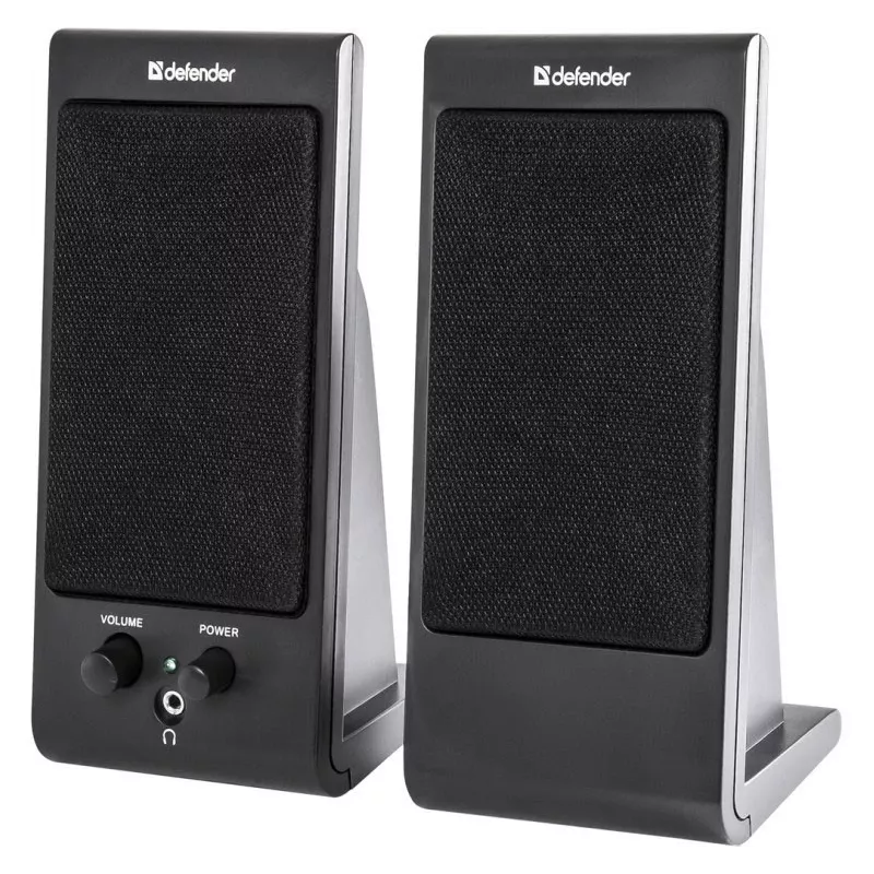 Desktop/Bookshelf Speakers DEFENDER SPK-170 2.0, 4 W RMS, wired USB 5 V, 3.5 mm, black