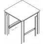 SCHROFF slide rail 25 kg - slide rail set 800T 10 pc(s) (21127198)