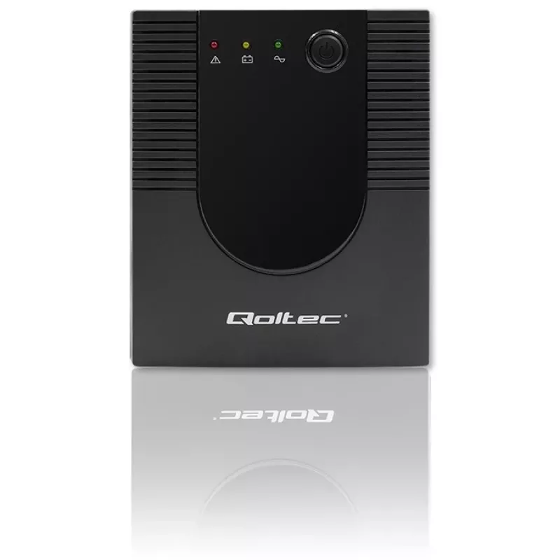 Uninterruptible Power Supply UPS Qoltec 53775 1.2 kVA 720 W 4 AC outlets