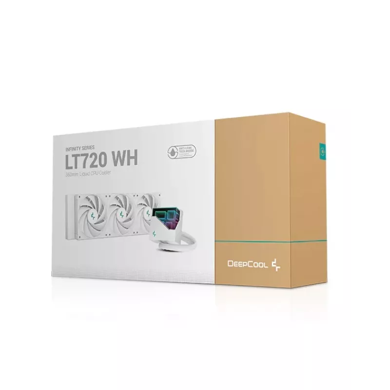 LT720 Processors Liquid Cooling System 1-Pack White 120 mm