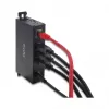 USB hub DELOCK 3-port 5 Gbps with RJ45 Gigabit PoE++ and USB Type-C host, metal case, 1.5 kV isolation, black